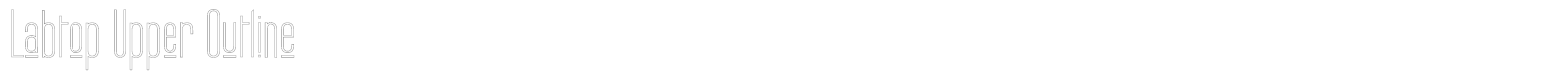 Labtop font preview
